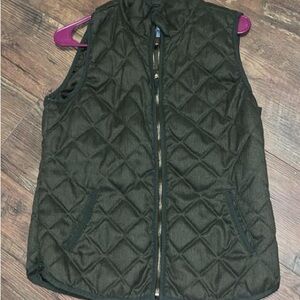 Quilted Black Vest for Women